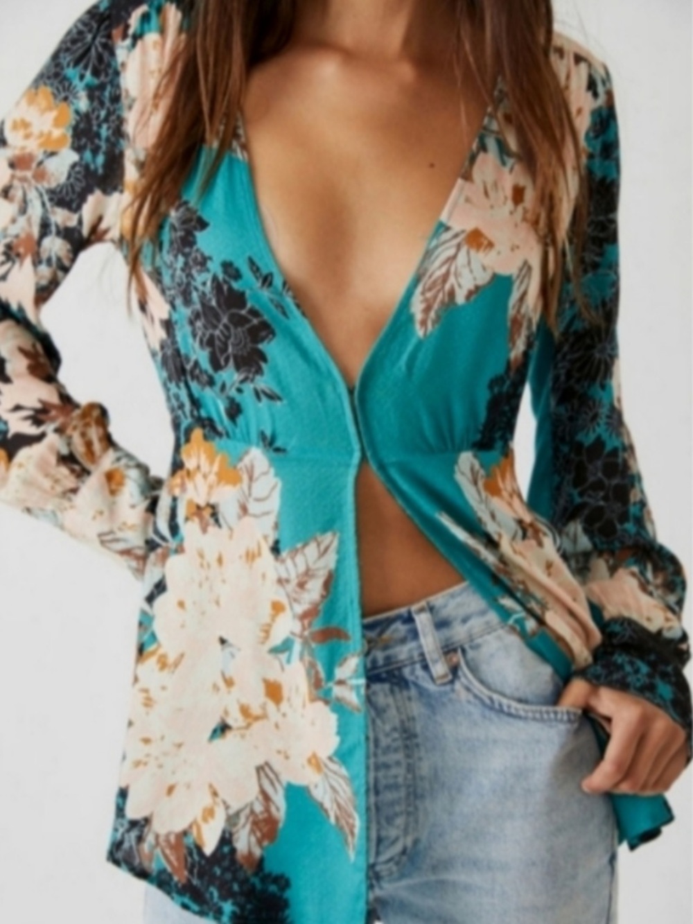 Free People Mikayla Printed Tunic Top - Picture 5 of 12